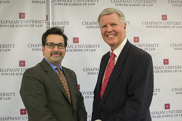 Dean Ahdieh and Dean Campbell posing together