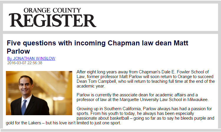 OC Register article screenshot