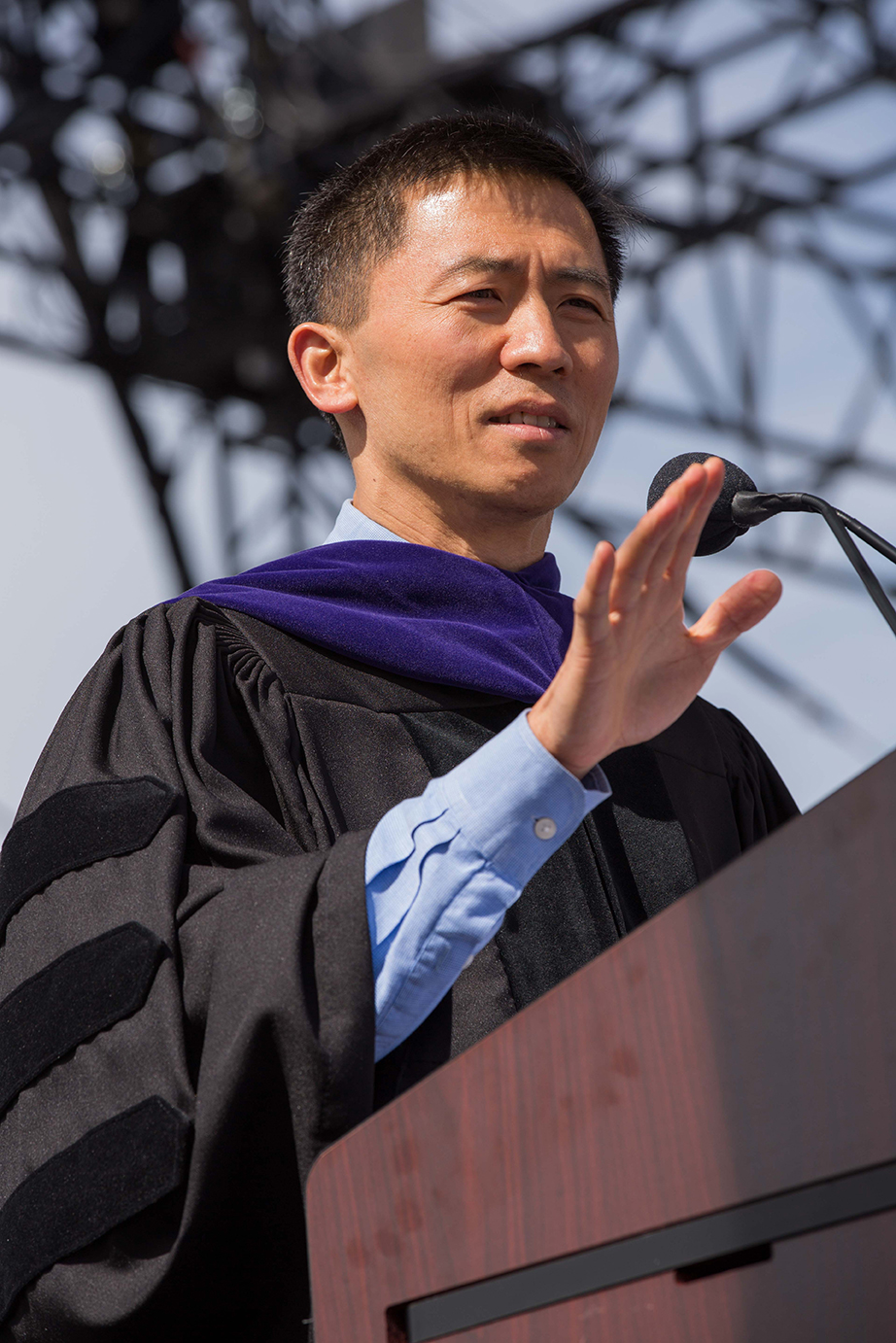 Justice Liu addresses students