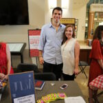 Jewish Law Society students pose at their table