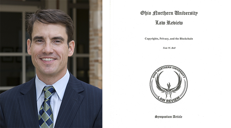 tom bell with article cover