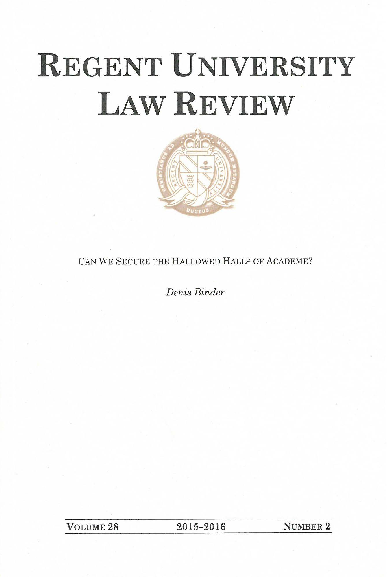 law review cover
