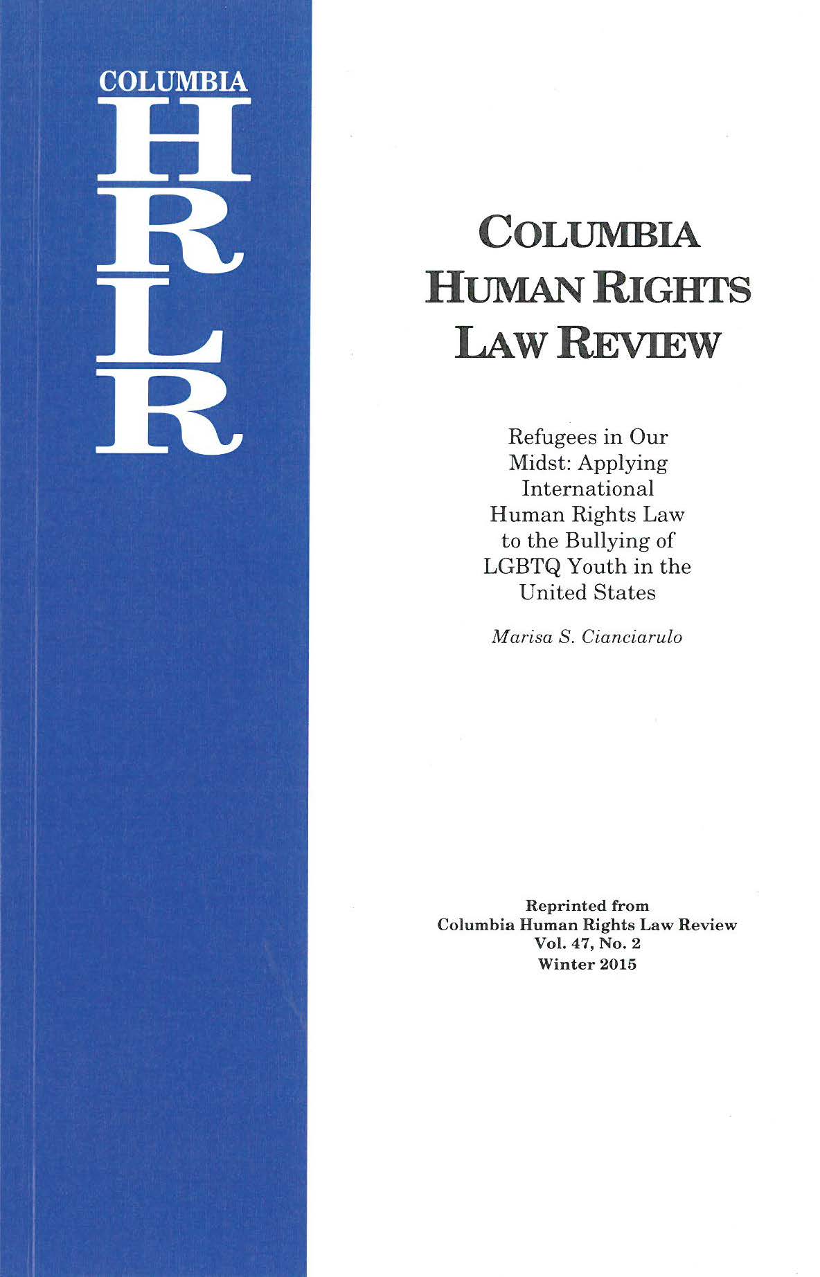 article cover