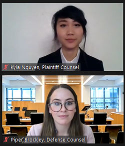 Kyla Nguyen and Piper Brockley