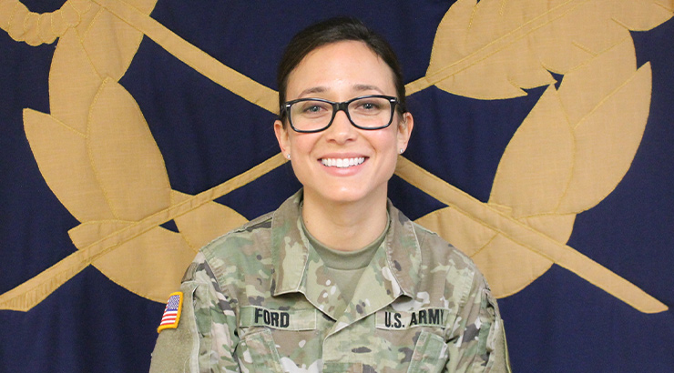 Photograph of Alumna Captain Mandi Ford
