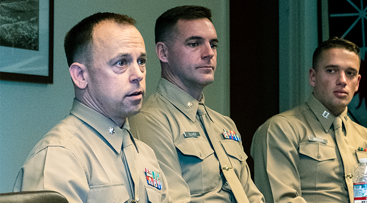 Photo of LtCol Alex Douvas