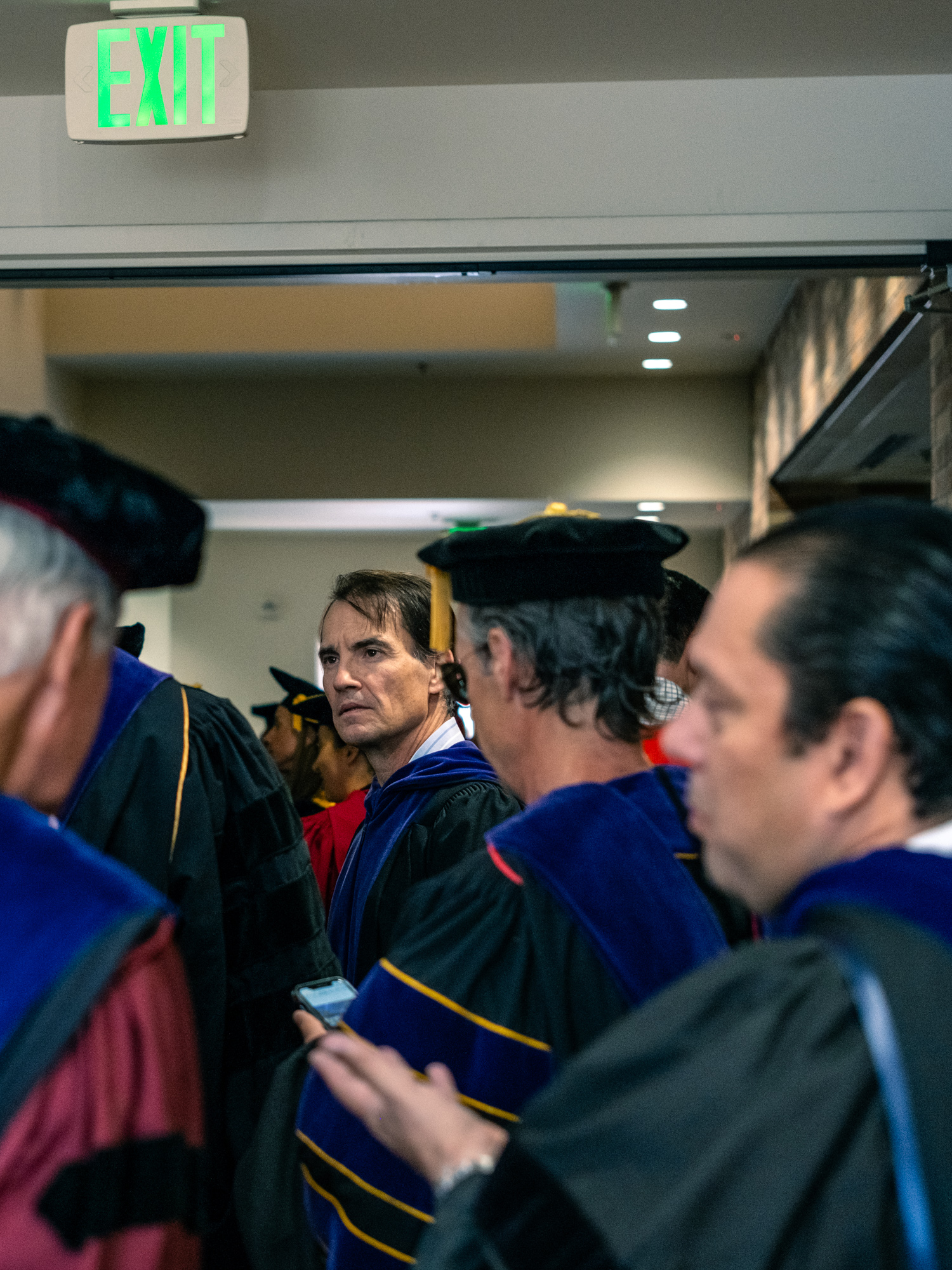 Graduation Ceremony 2024:Faculty await the start of the ceremony