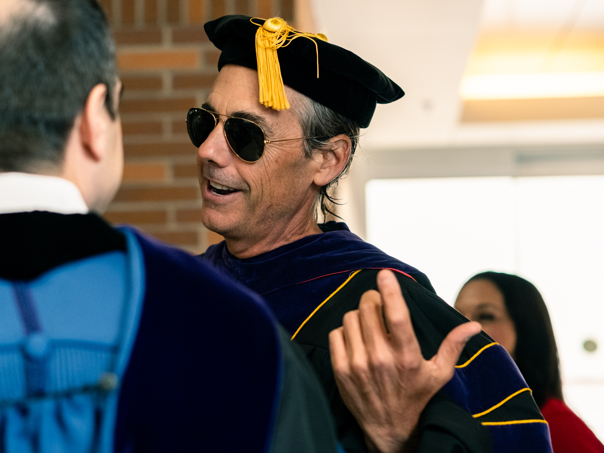 Graduation Ceremony 2024:Faculty await the start of the ceremony