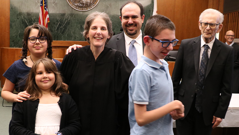 ALUMNI ON THE MOVE: Kern County’s Judge Jennifer Feige.