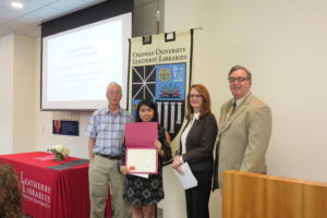 Ross Undergraduate Research Prize Winner