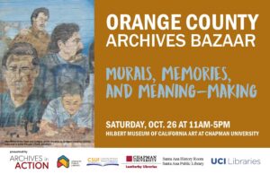 Flyer with a photo of a mural and the text contained in the blog post