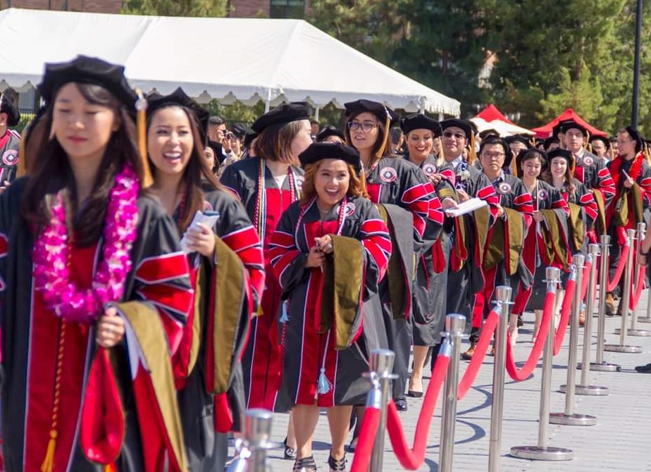 CUSP students at commencement
