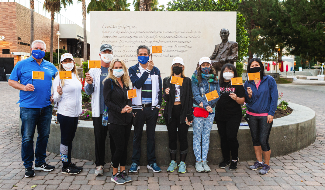 group photo for the patient safety awareness walk