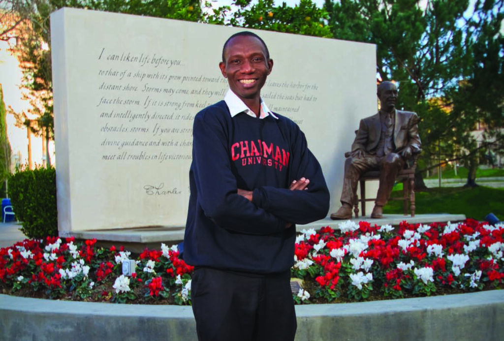 Allergan Scholarship recipient Louis Ehwerhemuepha