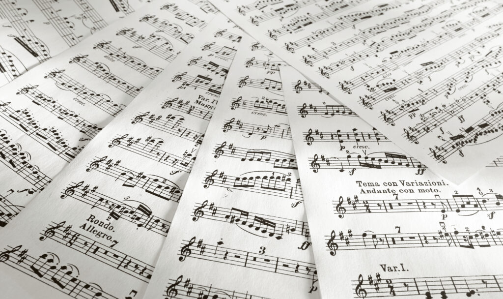 Music sheets