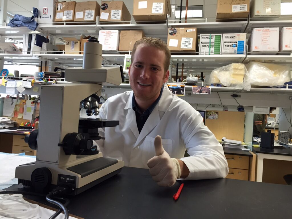 Students at the Disease Research Center