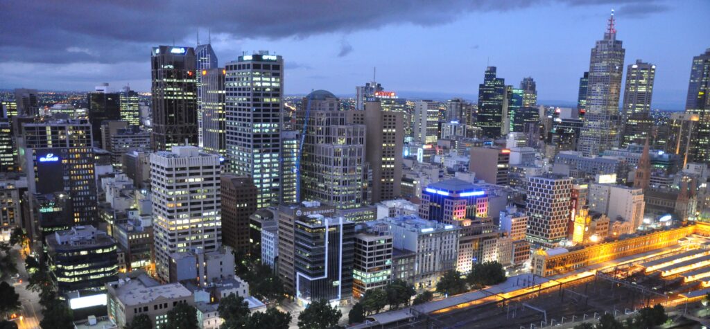 Melbourne, Australia cityscape