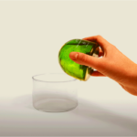 Food with edible packaging