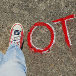 Vote sidewalk chalk