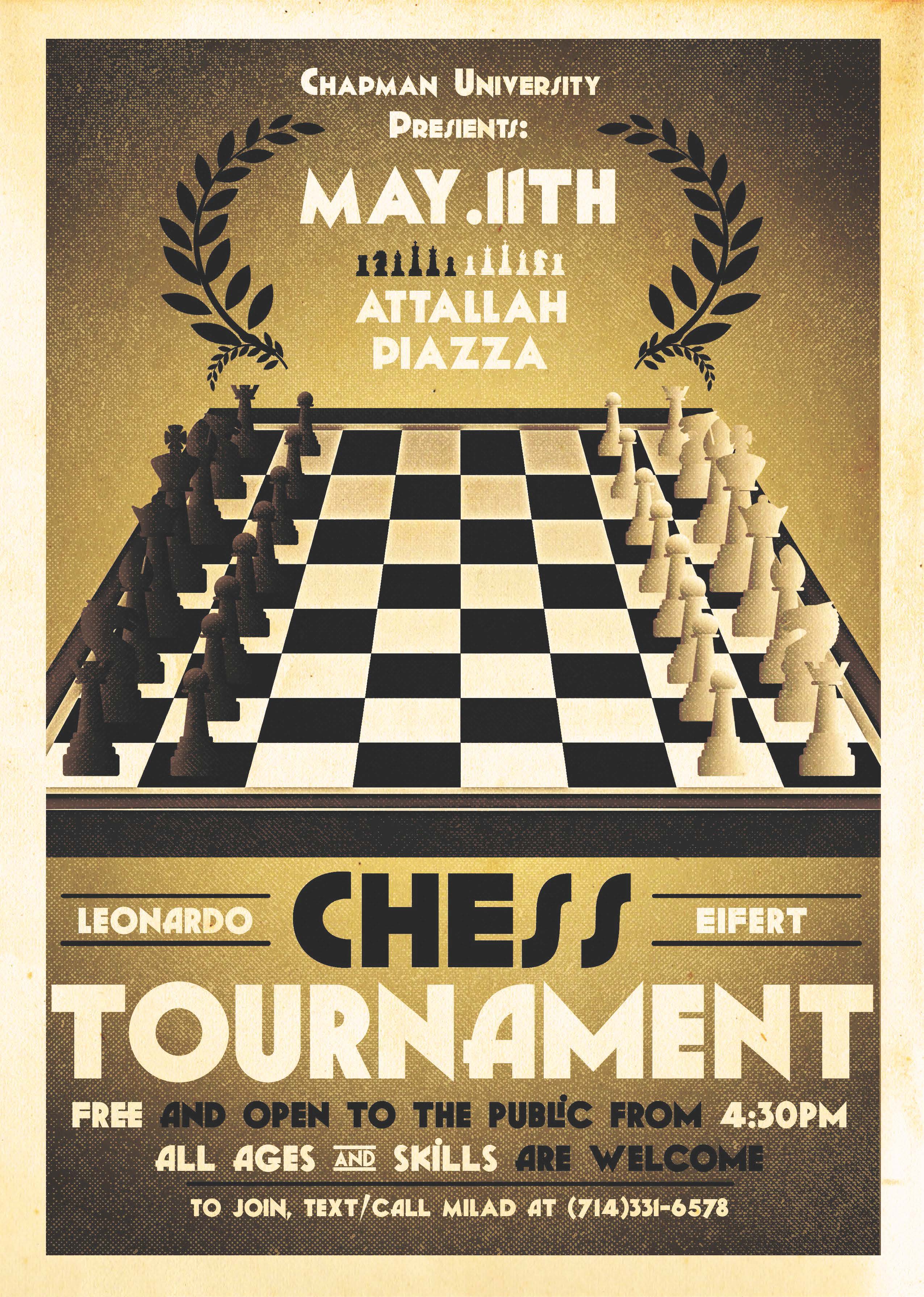 Chess tournament Flyer