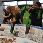 Students in the Wetland Biogeochemistry Lab (aka Swamp Monsters) show off their awesome shirt and (temporary) tatoos