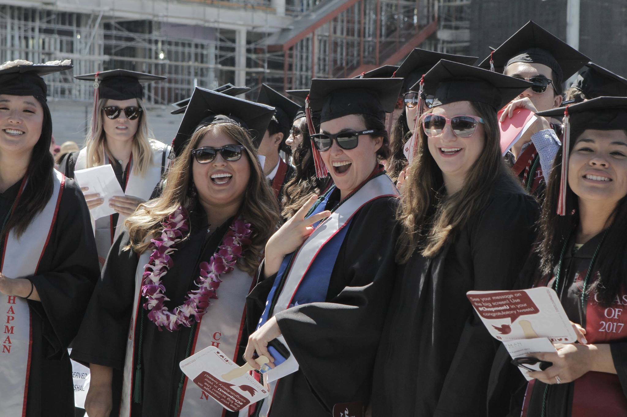 Schmid College graduates at the 2017 Commencement ceremony