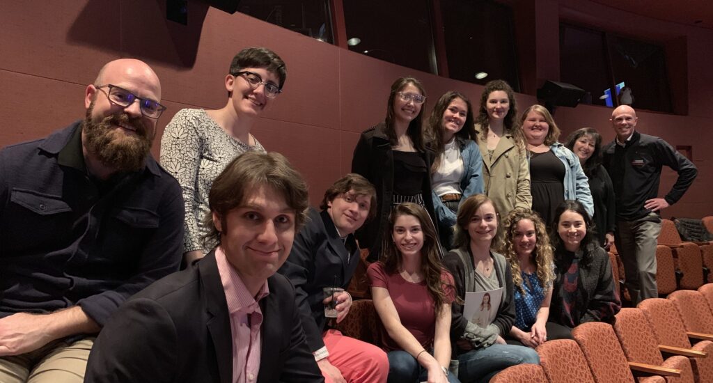 students and faculty attending play, PhotoGraph 51