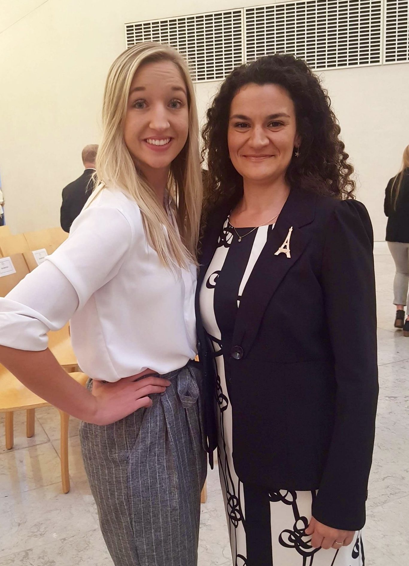jenny gritton at induction ceremony