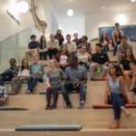 students sitting on McCardle Steps