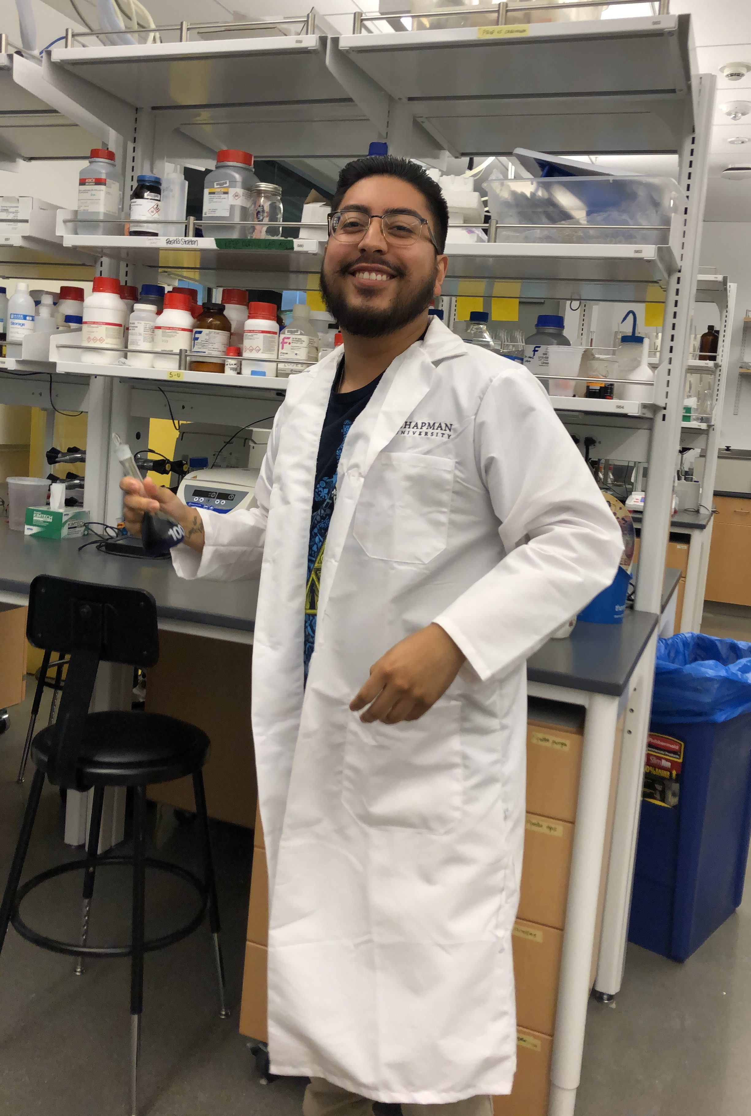 Jesus Huerta in Keck Center