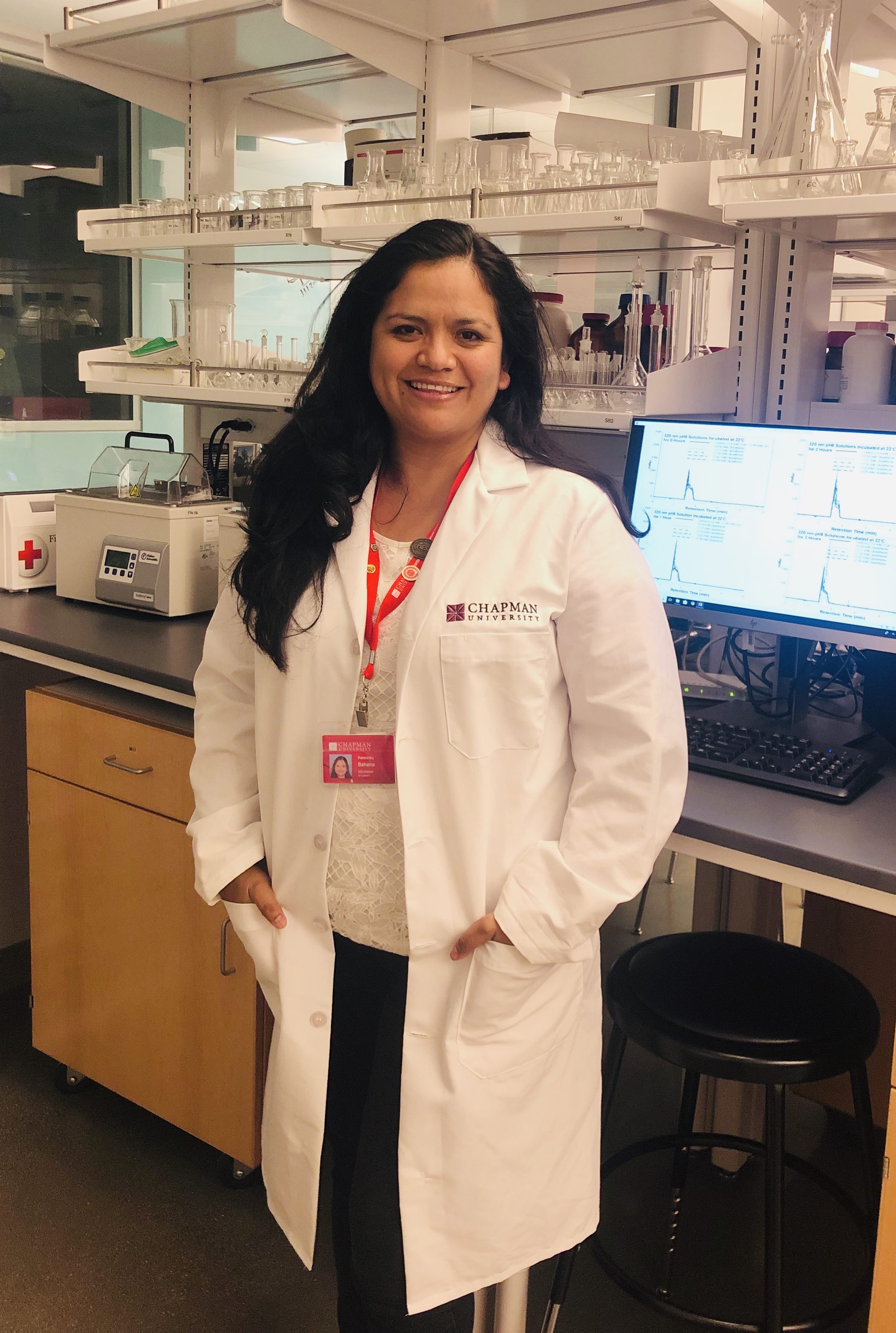 Kenninsy Bahena in Keck Center