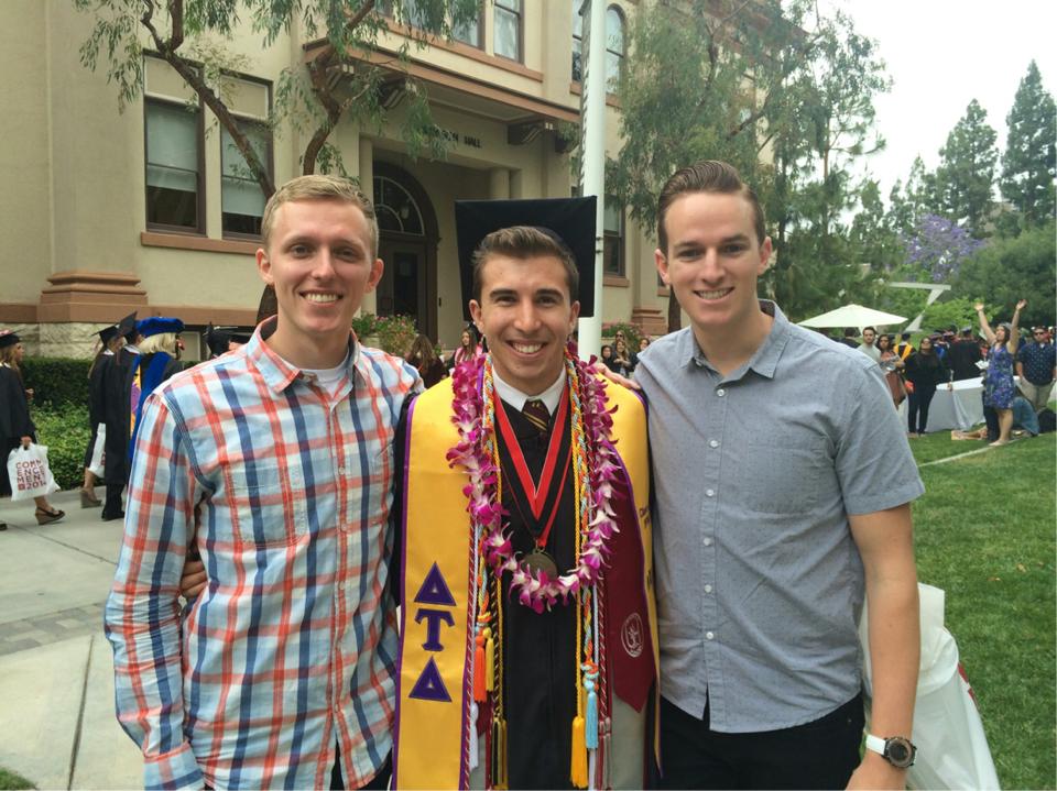 adam kalawi at his graduation in 2014