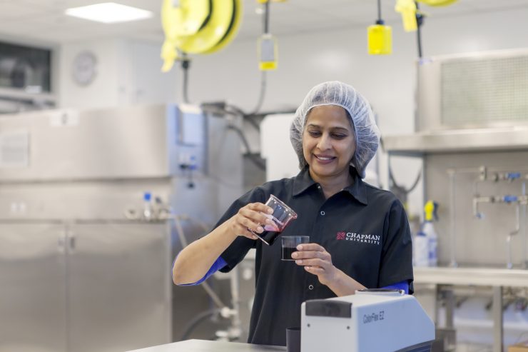 Anu Prakash in Keck Center Processing Laboratory