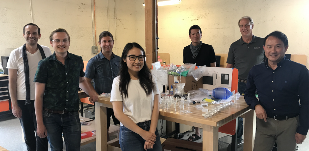 amy lam with the team at fusion biotec