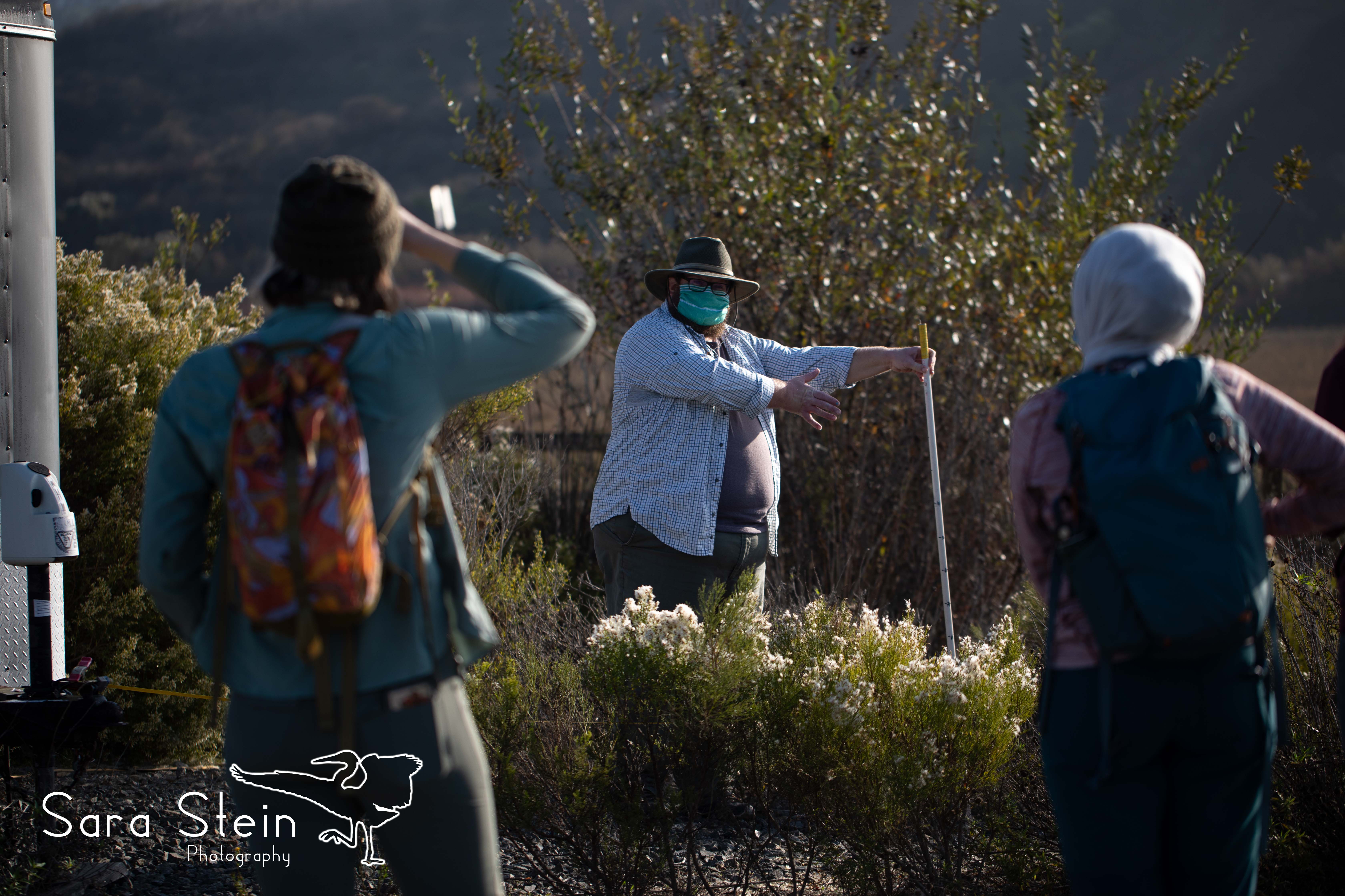 Yurko instructing volunteers