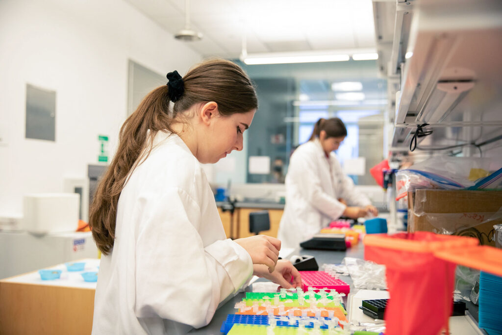 surf students in research lab