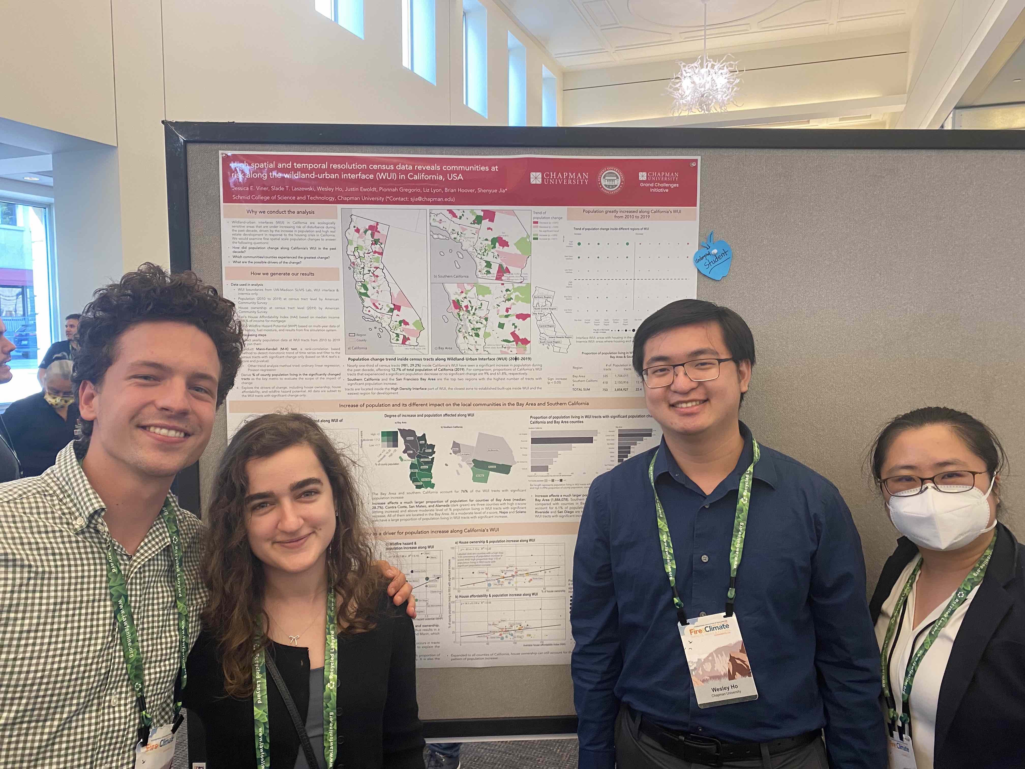 Students at Poster