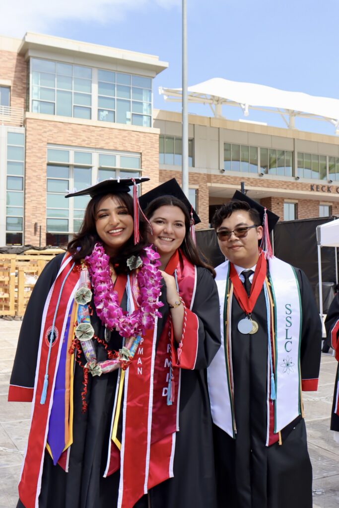 Sophie Alter and friends on graduation day