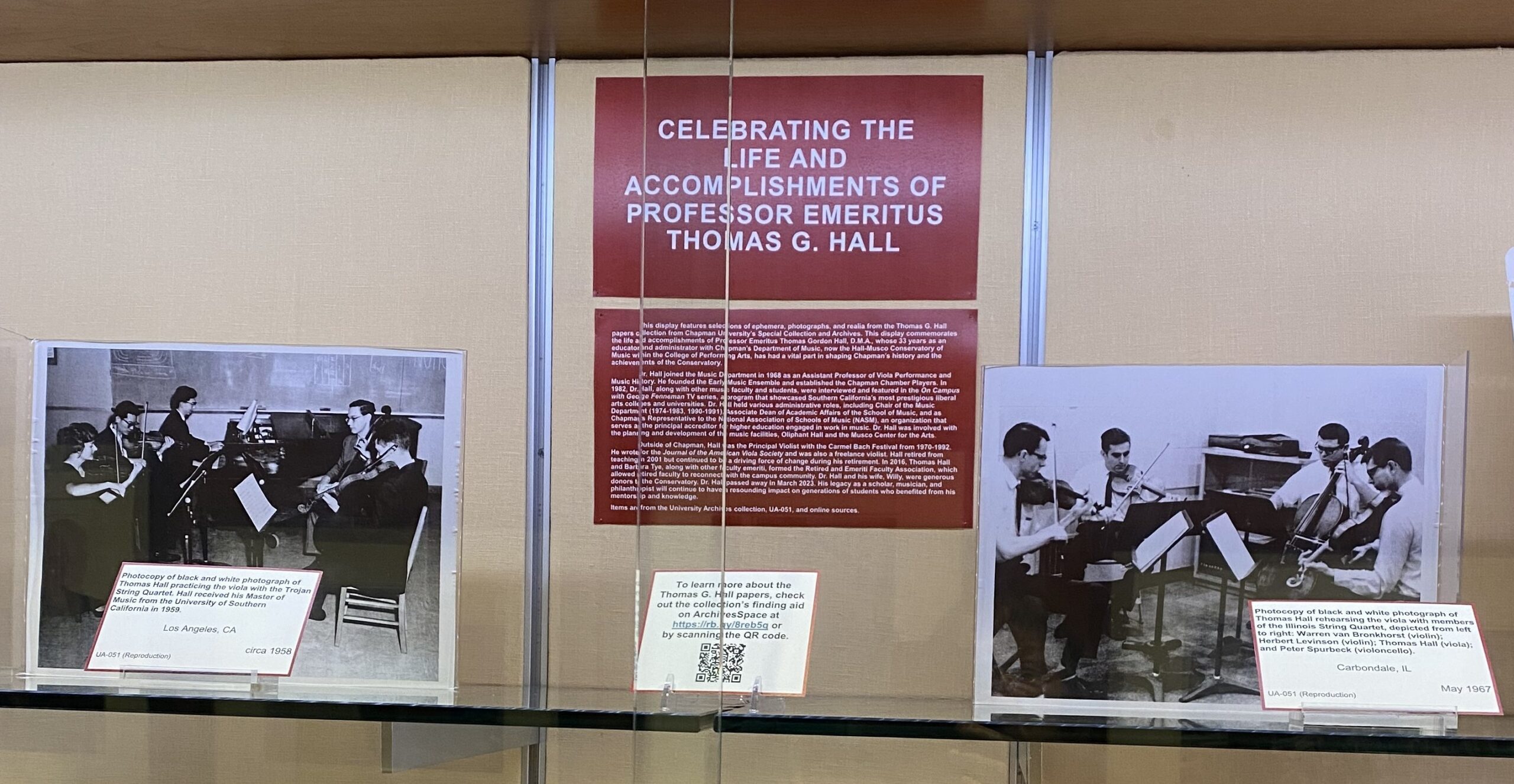 Remembering Dr. Thomas G. Hall: A Legacy Preserved in the Archives