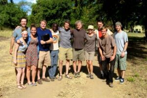 Team of Chapman students in Mozambique