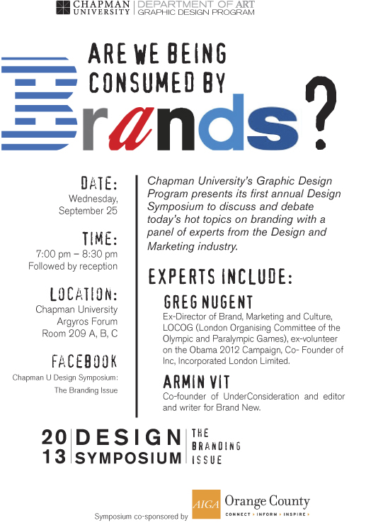 Flyer for Brand Symposium.