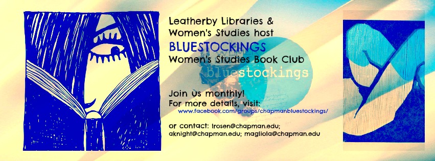 Flyer for Bluestockings Women's Studies Book Club