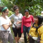 Group of people talking.