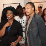 People at art gallery.