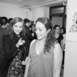 People at art gallery.