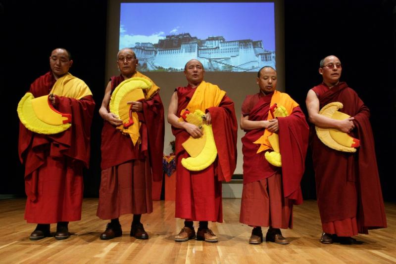 Tibetan monks.