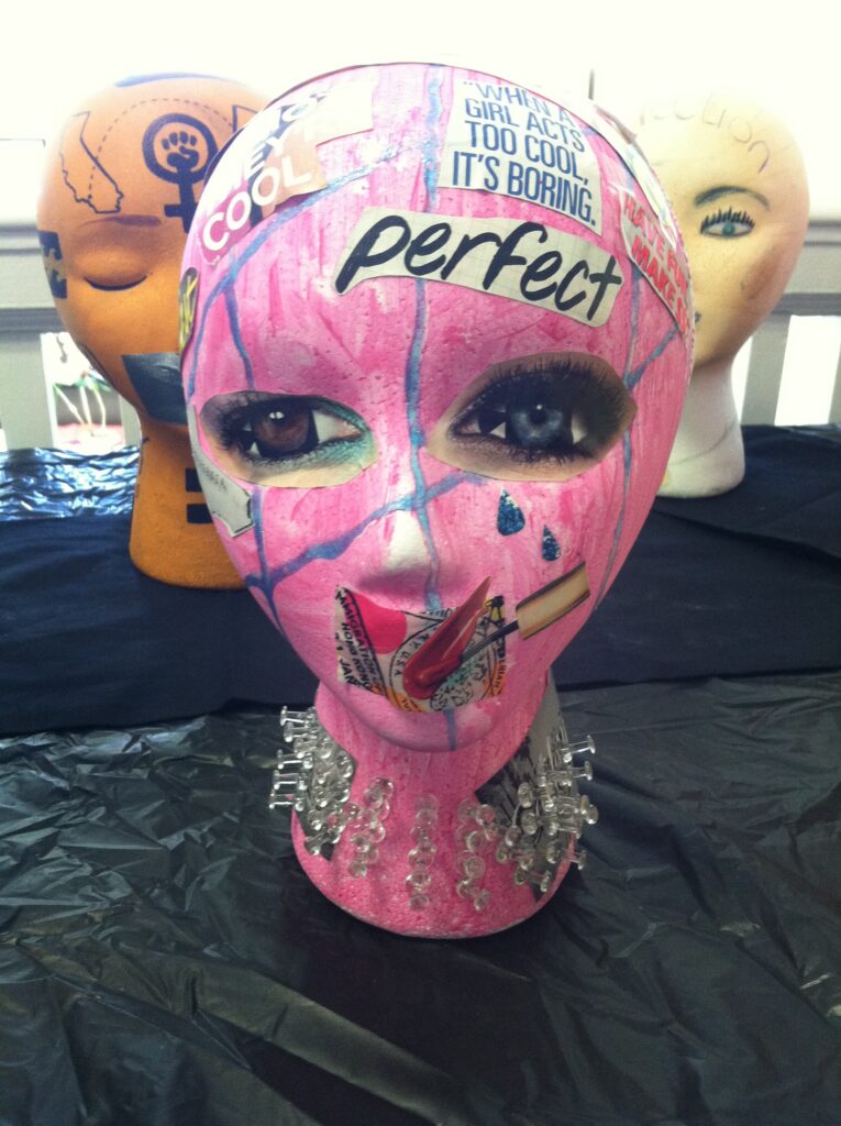 Sculpture of feminist art.