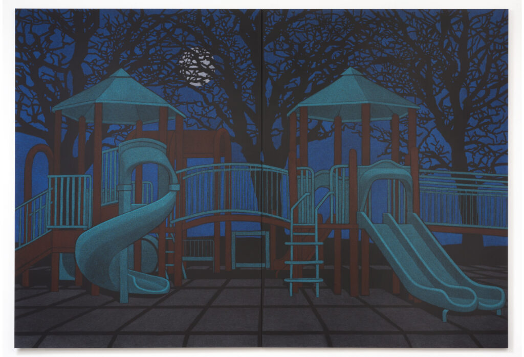 Artwork of children's park.