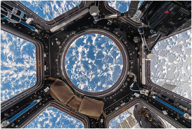 This view from the Cupola of the International Space Station is part of a collection of photos taken by Italian astronaut Paolo Nespoli in collaboration with Chicago-based photographer Roland Miller