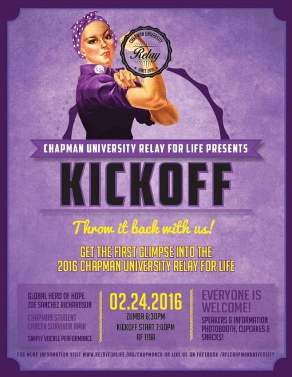 Chapman's "Relay for Life" Cancer-Fighting Event Kicks Off ...